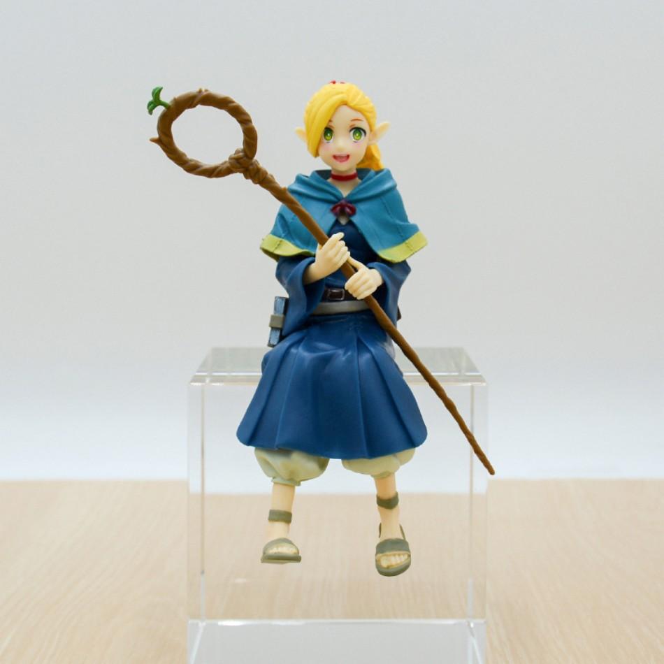 1-2pcs Delicious in dungeon sitting marcille laios toughen figure macaroni cork 13-19cm table car ornaments anime model gifts