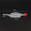 1pc Twin Bubble Airlock One-way Exhaust Water Seal Valve With Silicone Grommet for Beer Wine Making Household Distiller Tools