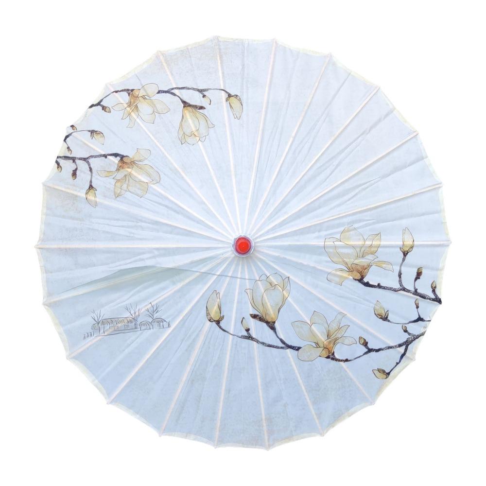 70 Cm Silk Cloth Women Umbrella Chinese Style Chinese Oil Paper Umbrella  Photograph Prop