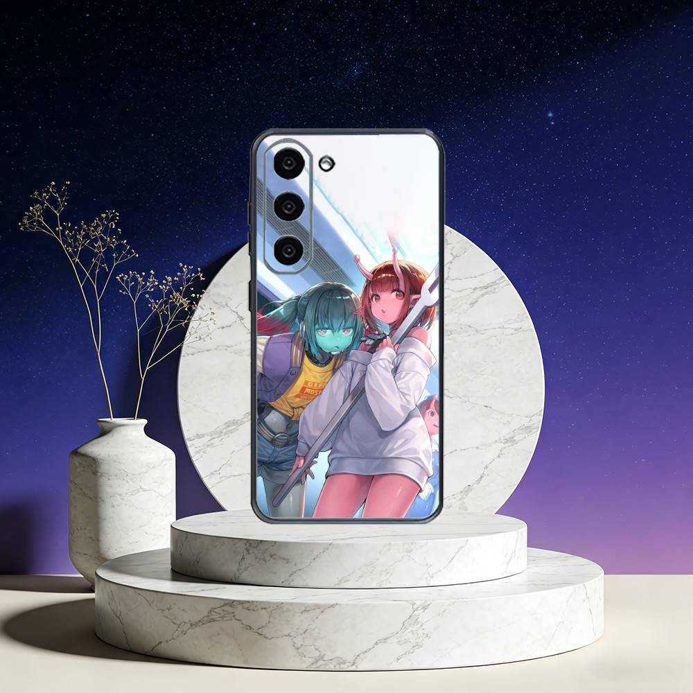 M-Milky S-Subway Anime Phone Case For Samsung Galaxy A73,A72,A71,A70,A53,A52,A51,Others Soft Black Cover