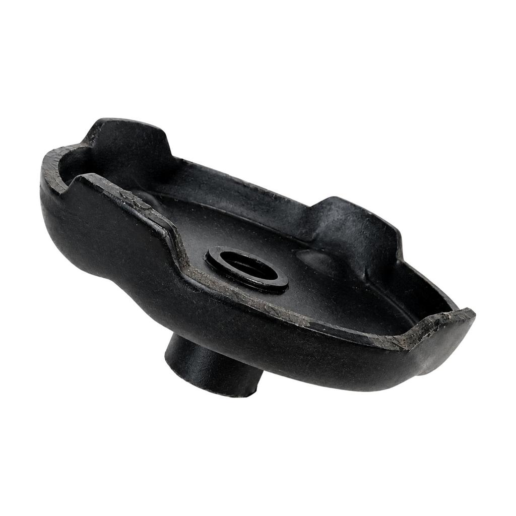 Floor Jack Saddle with Raised Edge Tray Easy Installation Round Lifting Hydraulic