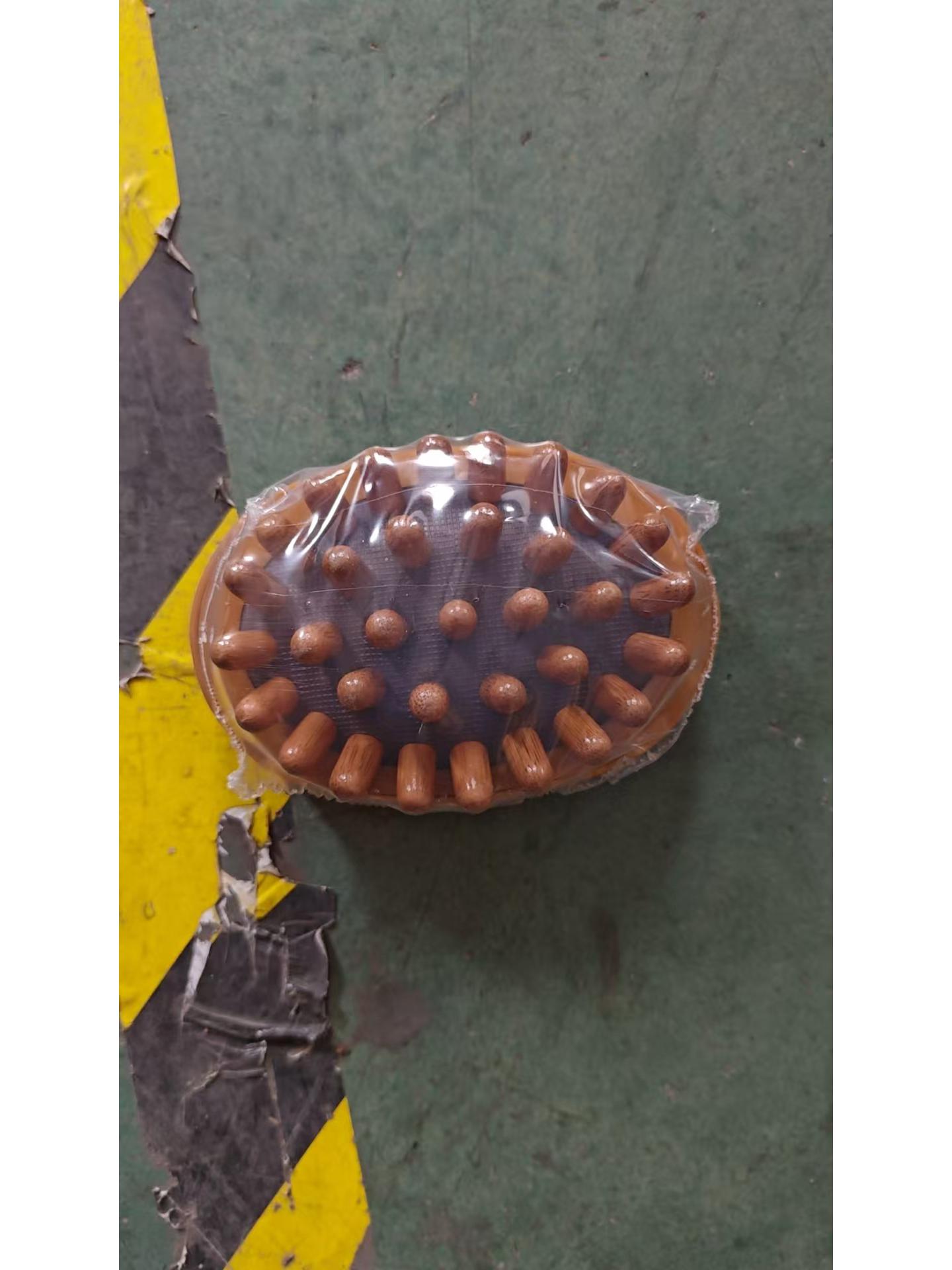 Universal Meridian Abdomen & Body Massage Brush for Dai Mai, Gua Sha, Liver & Gallbladder Beech Wood Imitation Brush