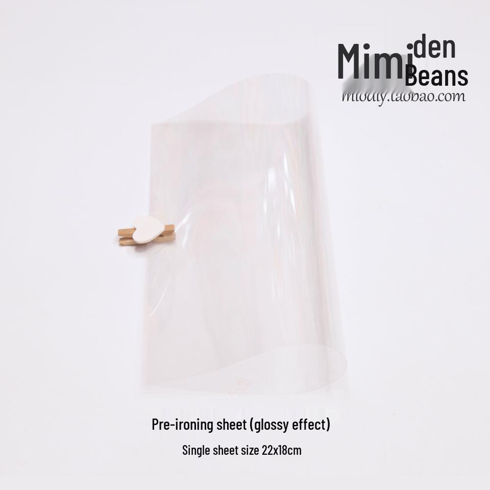 Pindou Heat Transfer Sheet: Iron-on Mirror Effect Tool for Polyester