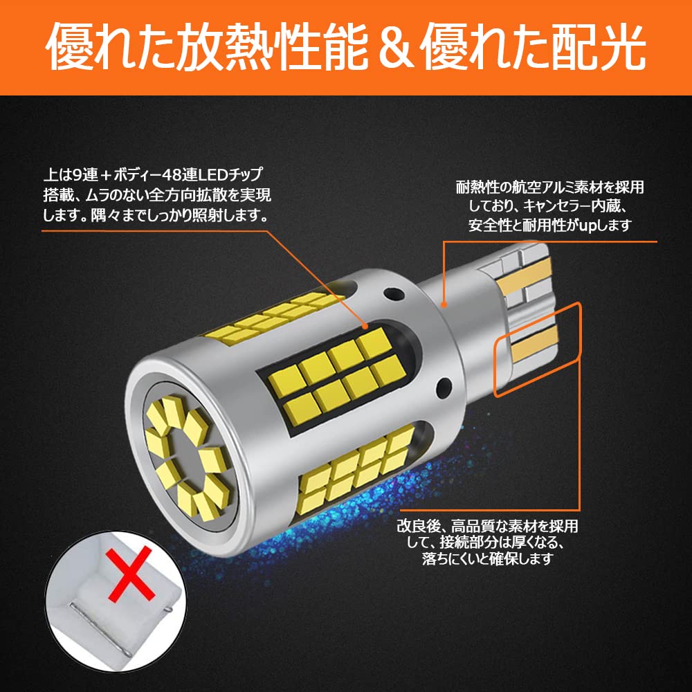 BLUESEATEC [New Explosive Light] T15T16 LED Back Lamp Explosive Light 17W SMD2106 LED Chip 57 Series 5600LM12V Vehicle Inspection Compatible Reve