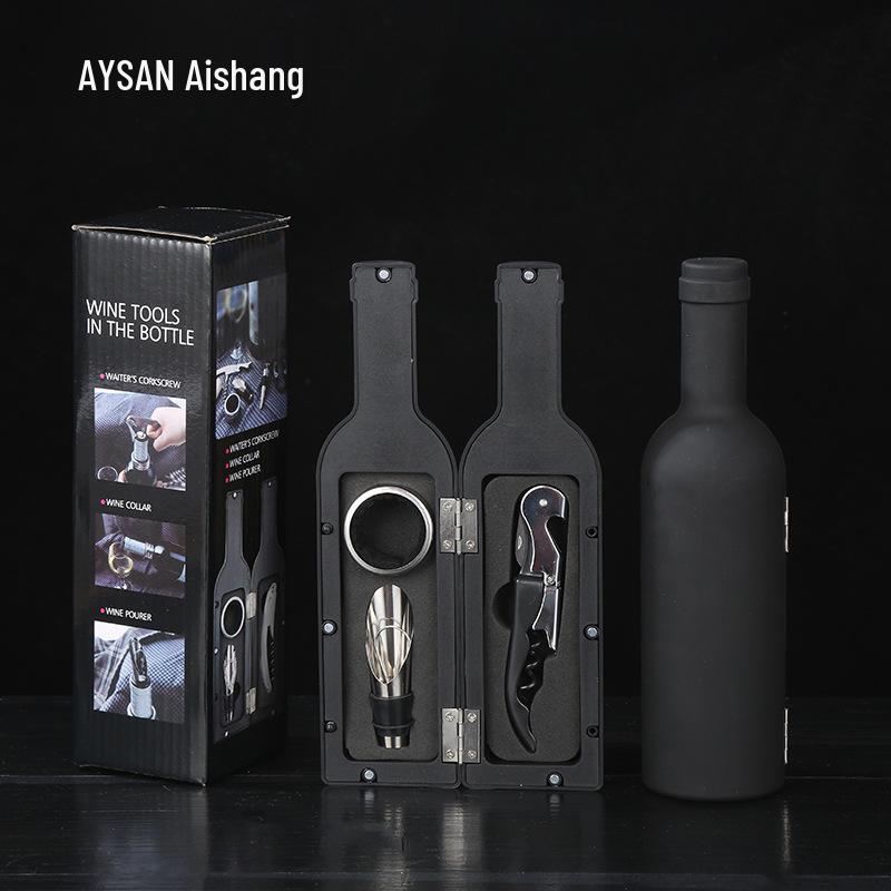 5-Piece Stainless Steel Red Wine Opener Set with Gift Box
