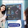 1pc Finger Shape Mini Pointer Stick 21~68cm Retractable Office and Educational Supplies Teaching Tools Student Pointer TMZ