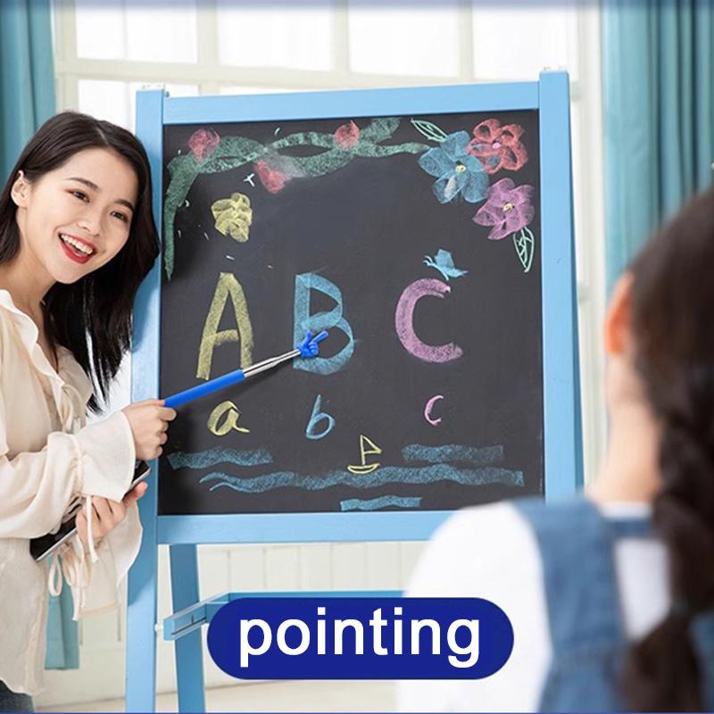 1pc Finger Shape Mini Pointer Stick 21~68cm Retractable Office and Educational Supplies Teaching Tools Student Pointer TMZ