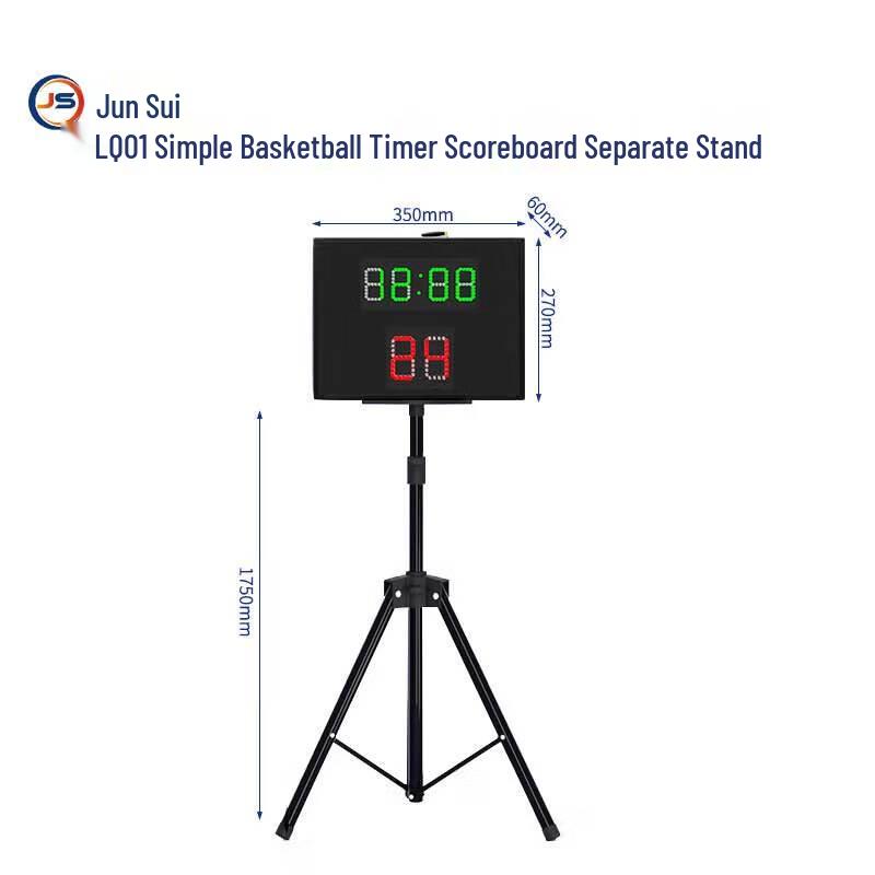 JunSui Electronic Scoreboard & Timer with 24-Second Shot Clock