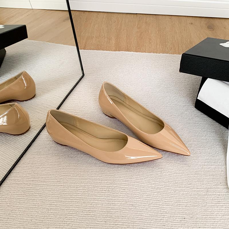 Flat Shoes Women Banquet Thin Pointed Sexy Women's Shoes Flats Women Work Shoes Comfortable for Work Adult
