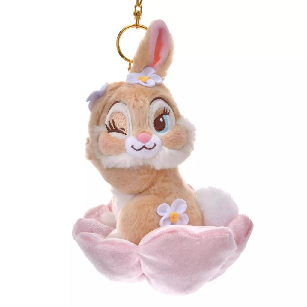 Disney Mascot Key Chain Flower Garden Miss Bunny Japan NEW Disney Store