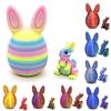 Delicate 3D Printed Rabbit Egg With Mini Surprise Rabbit Inside For Kids Easter Parties Birthday Gift Decoration