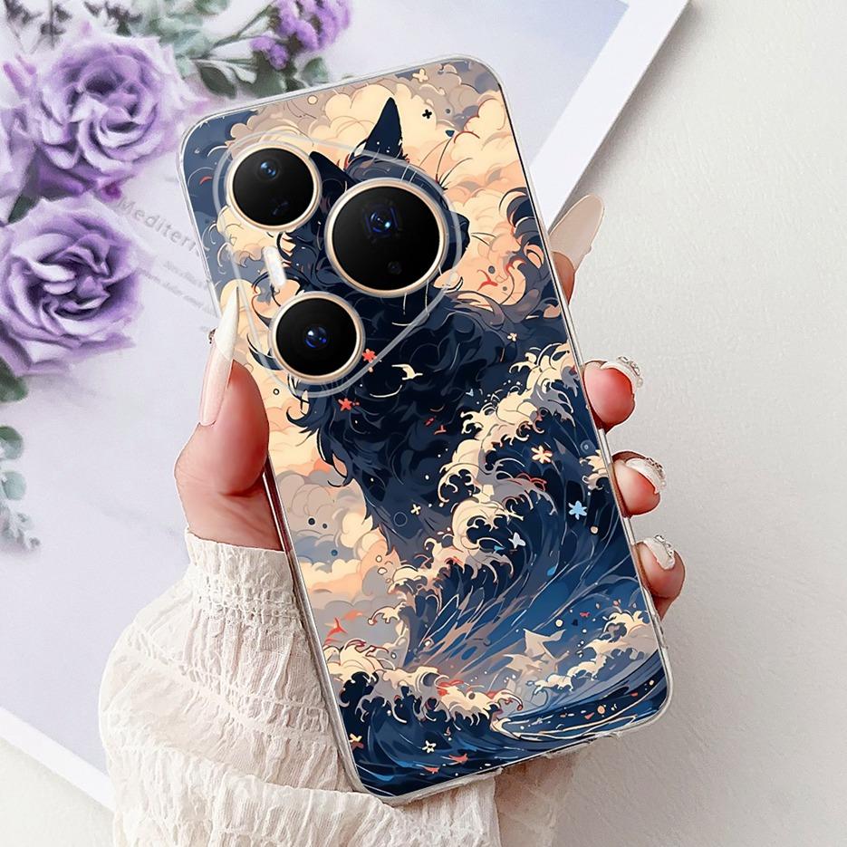 For Huawei P80 Pro Plus Case LMR-AL10 Cute Fashion Painted Cover Soft Slim Phone Case For Huawei Pura 80 Ultra Pura80 Pro+ Shell