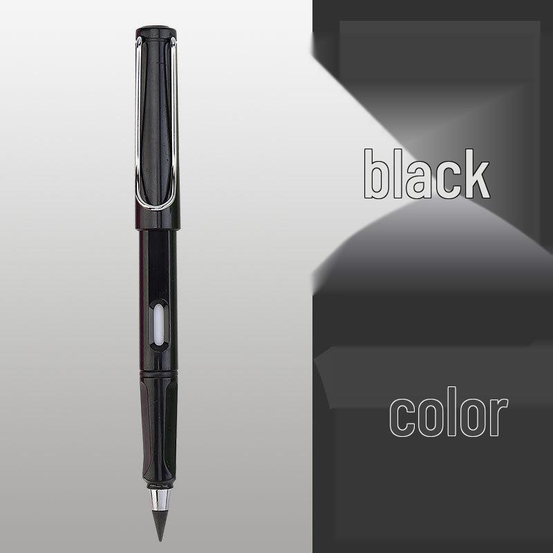 Eternal Black Technology Pencil: No Sharpening, HB Lead, Endless Writing Design