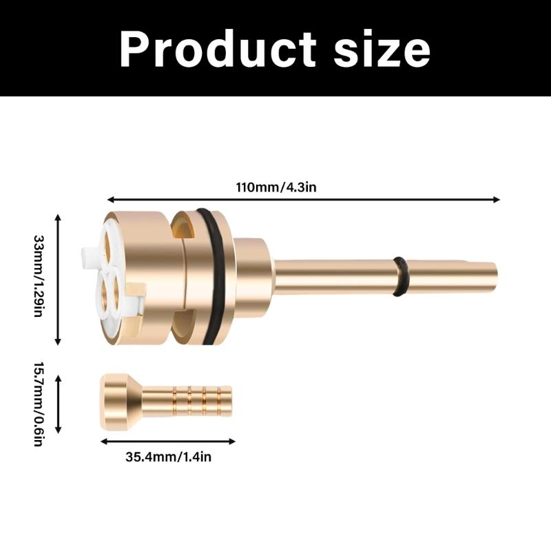 6 Setting Diverter Cartridge Replacement Faucet Diverter Cartridge RP51919 Steering Valves Replacement Parts Enduring