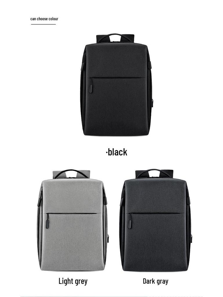 Unisex High-End Business Travel Backpack - Waterproof Laptop & Shoulder Bag