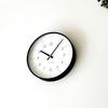 KATOMOKU Plywood Clock 18 Black Wall Clock with Continuous Second Hand km-110BK 304mm (quartz Clock)