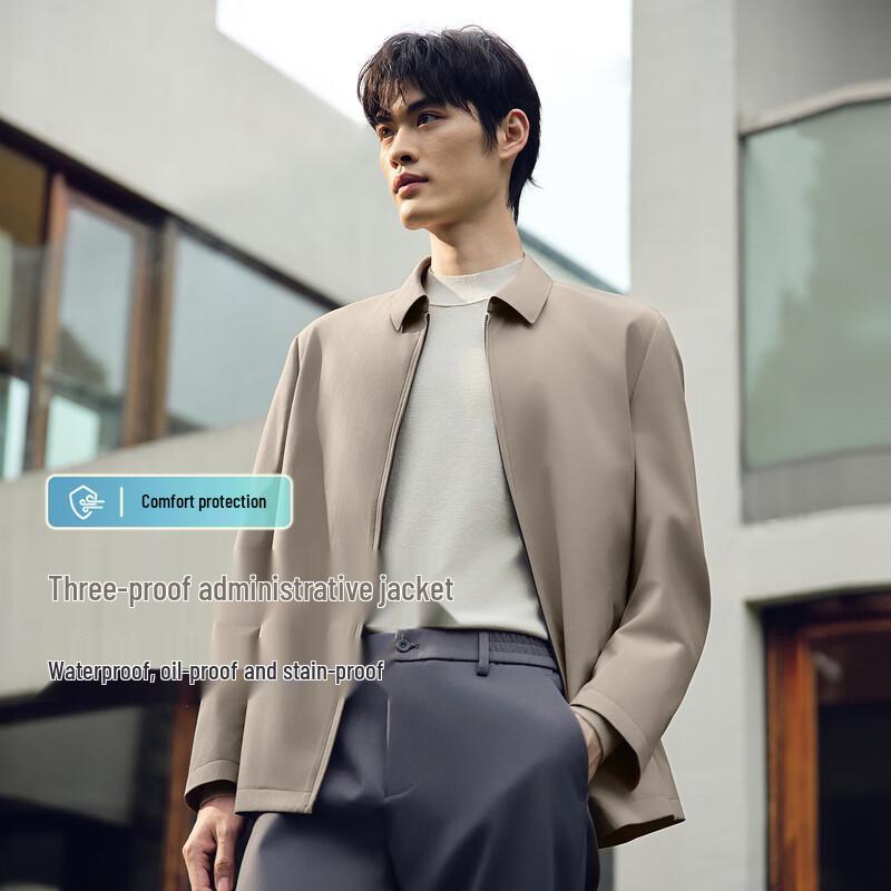 

Hodo Men s Business Casual Three-Proof Lapel Jacket 2XL