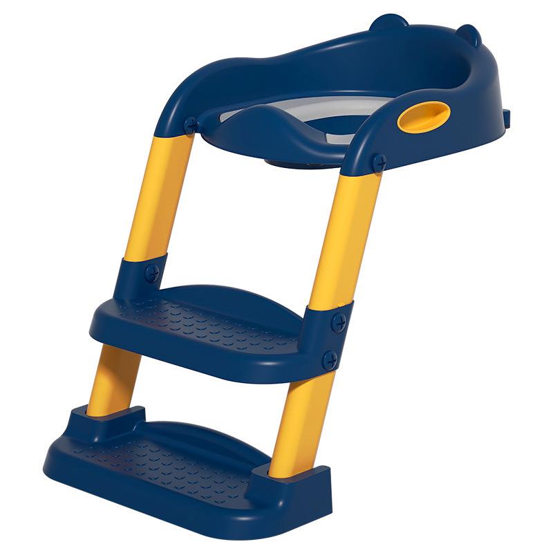 Folding Kids' Toilet Ladder with Baby Seat