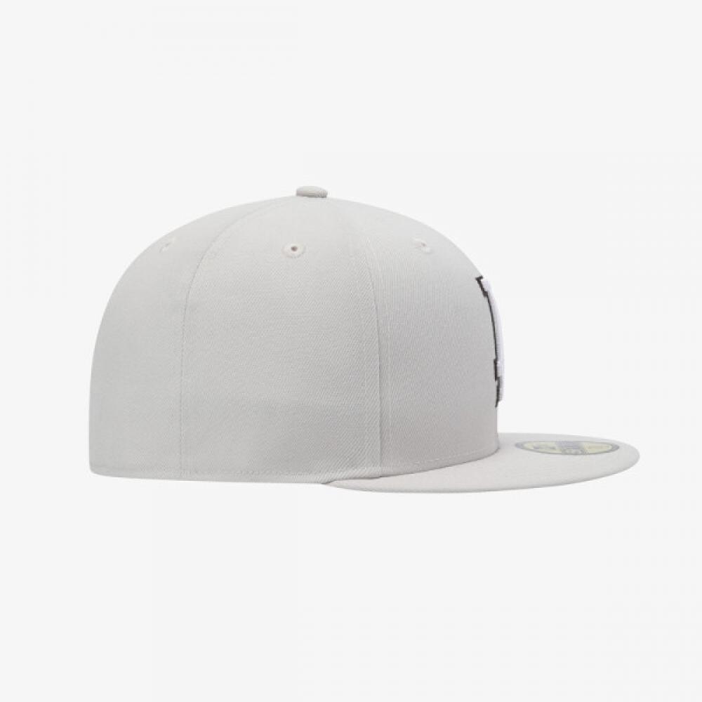 New Era La Dodgers Outline Fitted Cap Stone