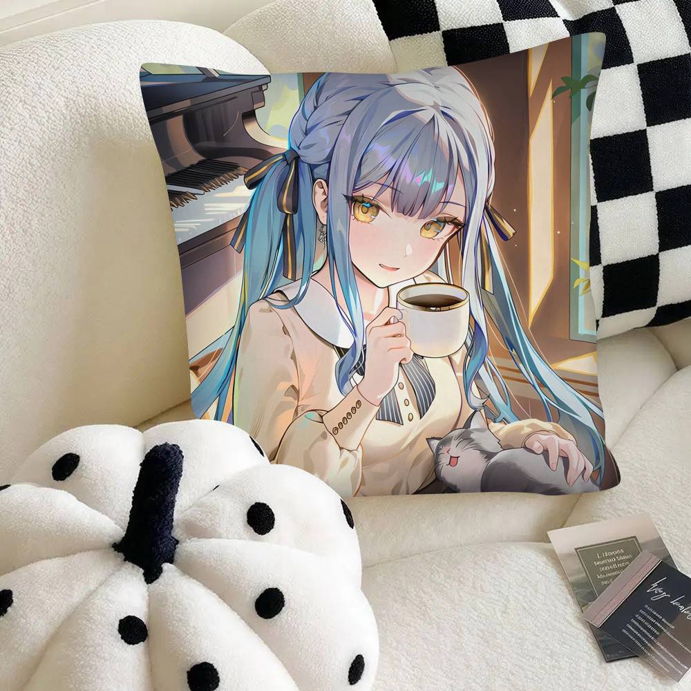Togawa Sakiko Ave Mujica Band BanG Dream Pillow Case Square Pillow Bedroom Sofa Leisure Comfort Cushion Car Home Decoration