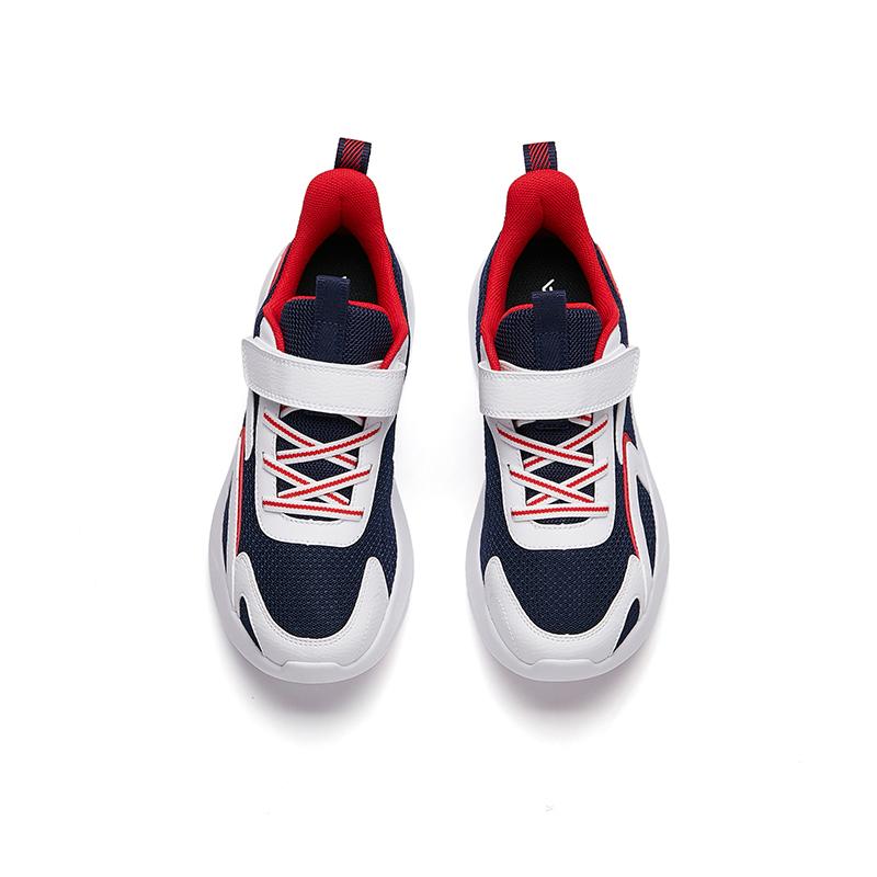 Anta Versatile Non-Slip Durable Low-Top Kids Running Shoes Men sneaker Blue White A312345568J-1