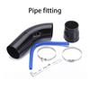 76mm Universal Car Racing Cold Air Intake System Turbo Induction Pipe Tube Kit Cone High Flow Performace Air Filter Inlet