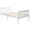Modern Wooden Single Bed Rack Frame with Headboard Bedroom Decoration Furniture