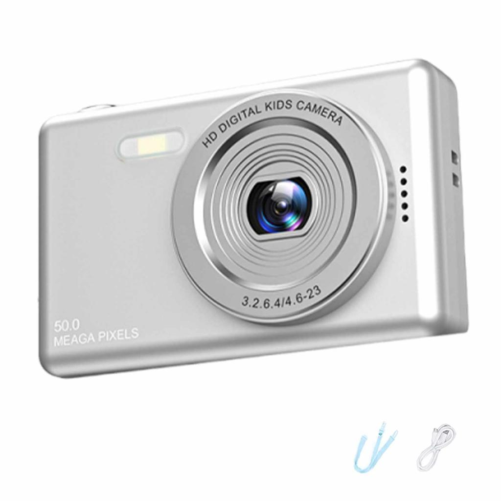4K Digital Camera with Anti Shake Portable Selfie Camera 48MP High Resolution for Kids Starter Children Student Girl Boy