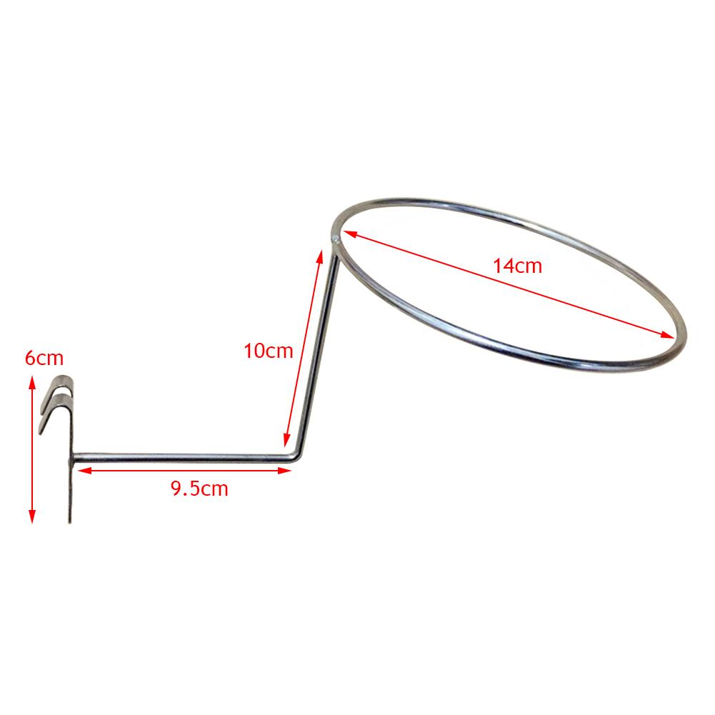 1PCS Black White Motorcycle Helmet Holder Hanger Rack Wall Mounted Hook for Coats Hats Caps Helmet Rack Black Steel Accessories