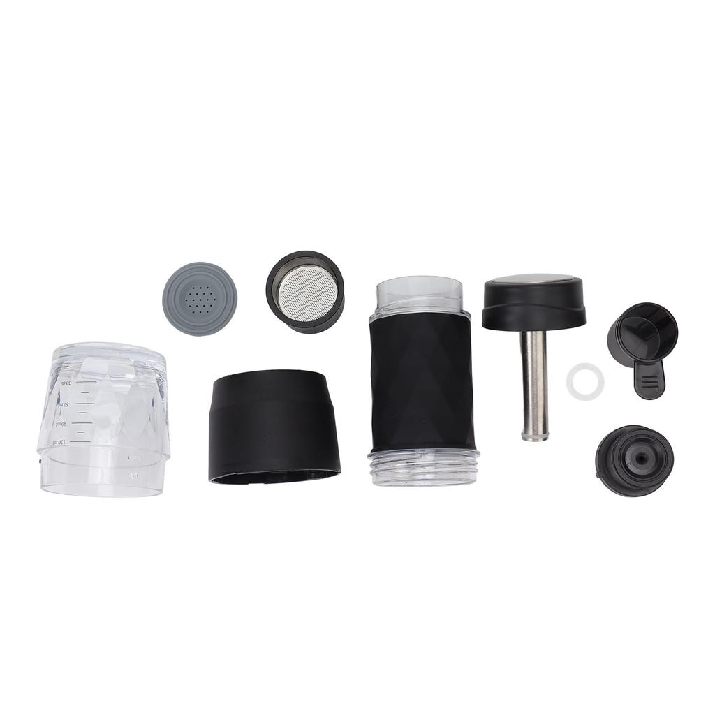 Maual Hand Coffee Maker Portable Travel Coffee Machine Compatible Ground Coffee and Coffee Capsule