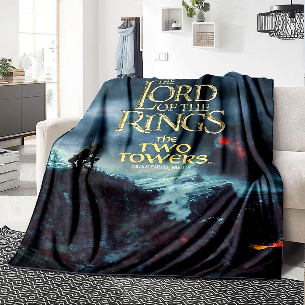 1pc Middle-earth Family Flannel Blanket Soft Warm Throw for Home, Office, Travel, All-Season Cozy Bedding GiftL1278