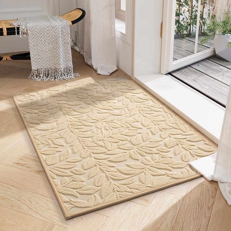 Light Luxury Entry Mat Foot Mat Dust Scraping Sand Entry Home Absorbent Dirt Non-slip Mat Porch Carpet