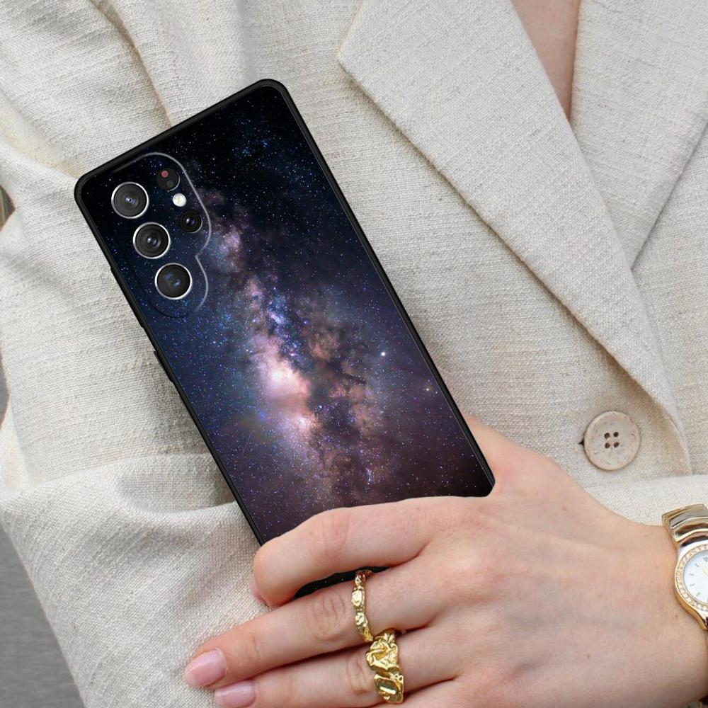 Starry Night Sky Stars Child Cell Phone Case for Samsung Galaxy S26 Ultra S25 S24 S23 S22 S21 S20 Note10 Cover