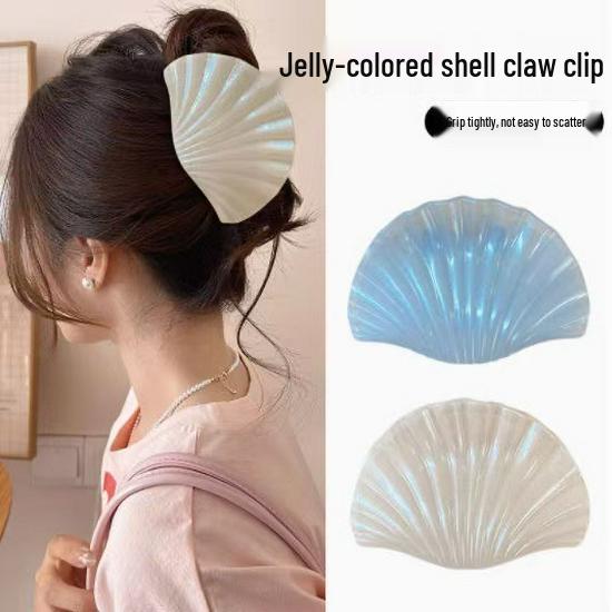 Koreanischer Eleganter Kürbisbogen Polka Dot Haarspange - Groß, Cremige Texturierte Hochsteckfrisur-Accessoire