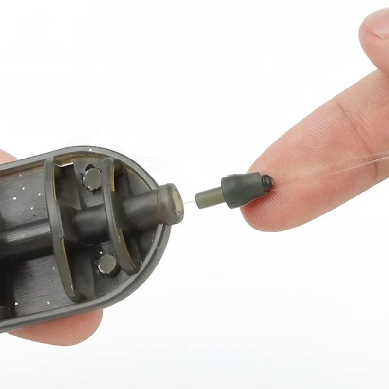 50Pz Connettore Method Feeder per Pesca Inline Perline a Cambio Rapido Stop per Hair Rig Accessori da Pesca Durevole