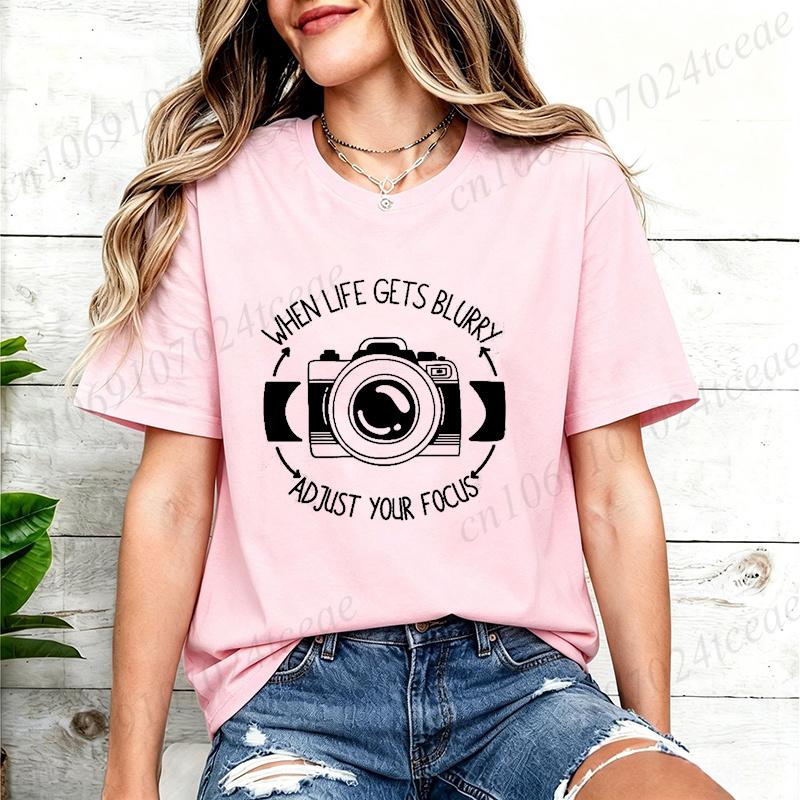 Funny Photographer Shirt,Camera TShirt,Photograph Lover T Shirt,Photography Shirts,Summer Fashion Women T-Shirts Travel Tops