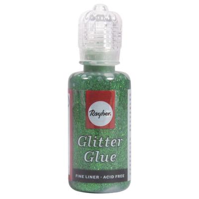 Metallic Glitter Glue, 20 Ml Bottle, Foliage Green
