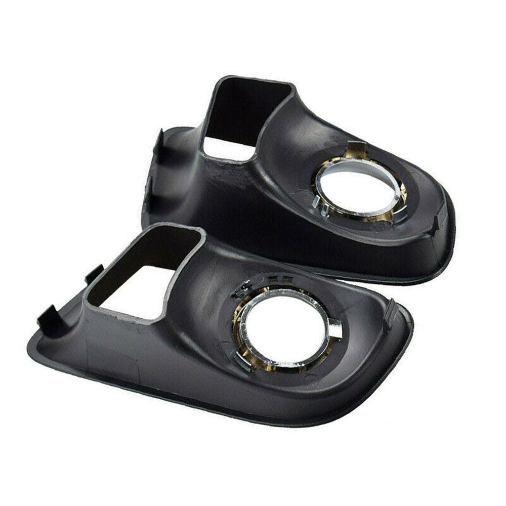 Pair Front Right & Left Bumper Fog Lamp Cover Bezels For Dodge Charger 2012-2014