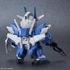SD Gundam Cross Silhouette Earth Three Gundam plastic model color-coded