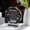 Gifts for Brother Crystal Brother Gifts From Sister Birthday Gifts for Brother Crystal Keepsake for Birthday Father's Day, Valentine’s Day, and