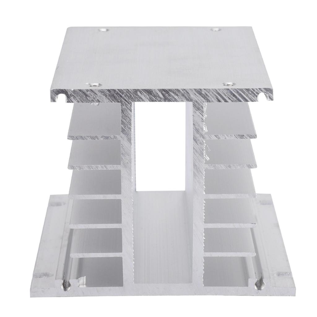 Three Phase Aluminum Alloy Heat Sink SSR Dissipation Solid State Relay Heatsink