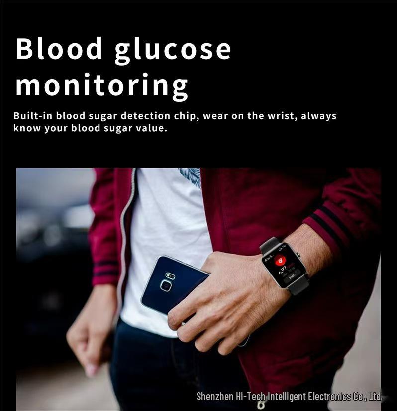 Cross-Border SM23 Smartwatch: Body Temp, Heart Rate & Blood Oxygen Monitor, Sleep Tracking, Pedometer, Sports Bracelet.