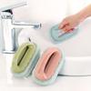 Plastic Sponge Cleaning Brush Convenient Tile Brush Washing Tools Bathtub Brush  Glass