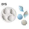 Bezzapachowa muszla muszli wielokrotnego użytku Przydatna muszla silikonowa z 4 wnękami