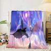 Dragon's Glimmering Fish Blanket Flannel Blanket for bed, sofa, Camping, Hiking, Picnic Essentials, gift for family Fan gifts
