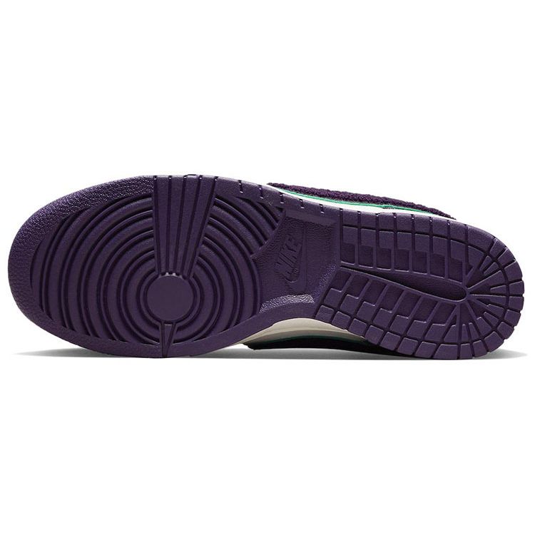Nike Dunk Low Chenille Swoosh - Grand Purple Men Sneakers White Sail Neptune-Green DQ7683-100