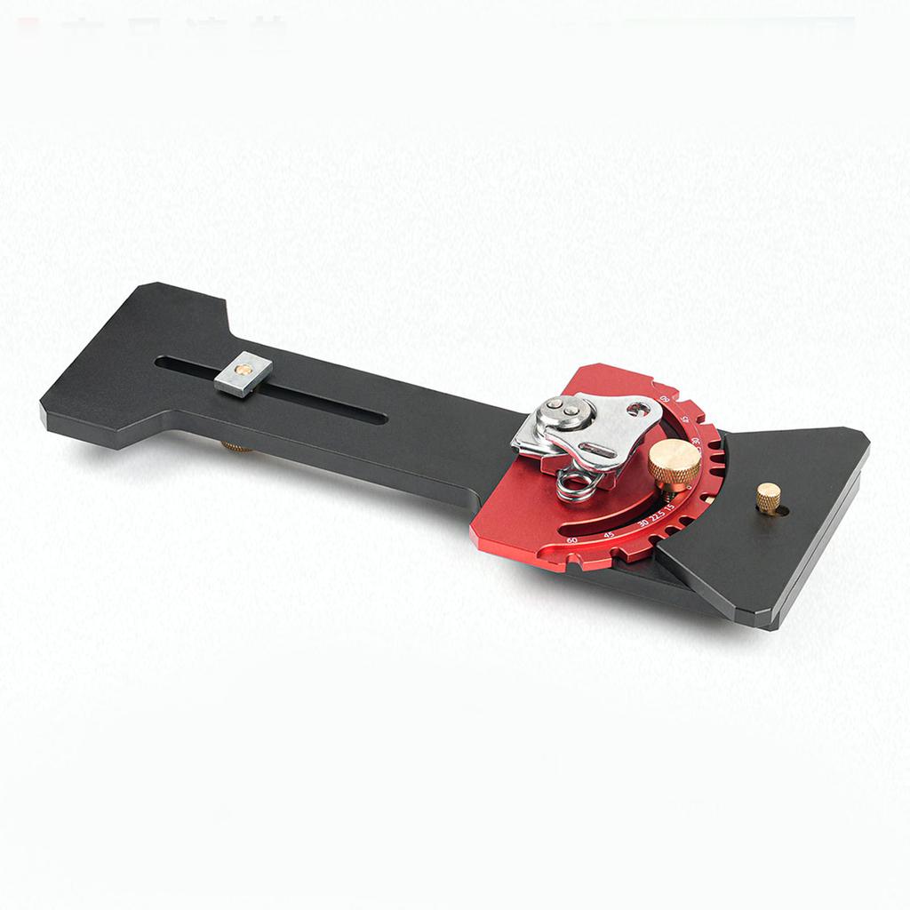 Track Saw Square 60 To 60 Degree Adjustable Angle Track Saw Guide Rail Square with 11 Positive Angle Stop