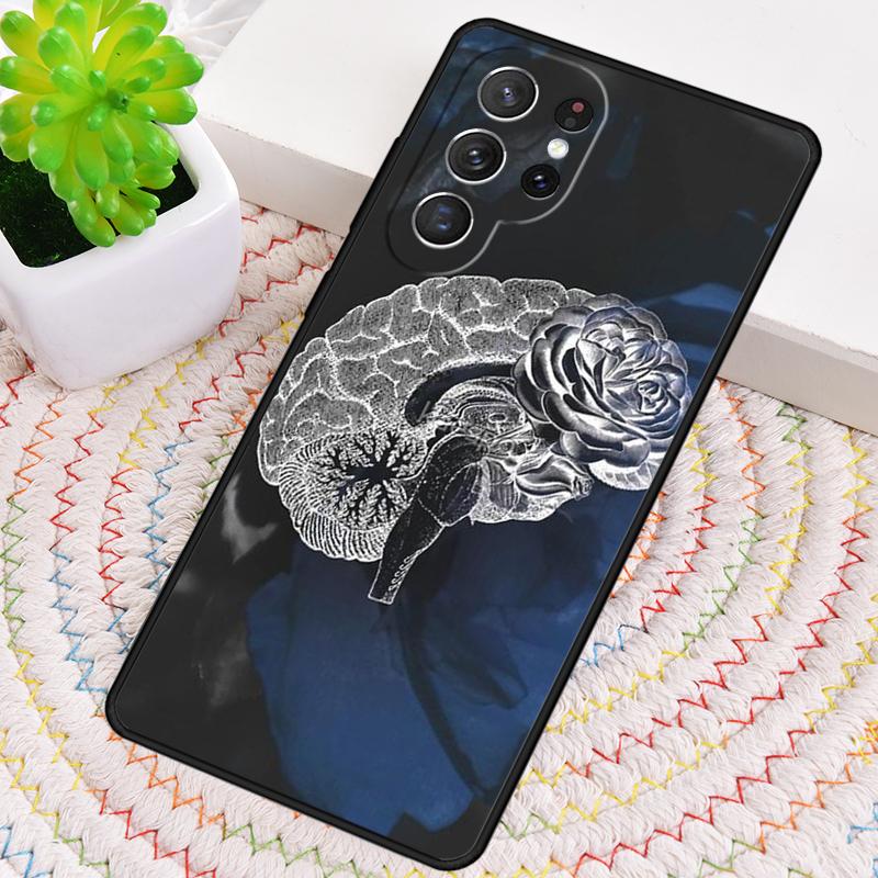 Medical Human Organs Brain Kidney Silicone Phone Case For Samsung Galaxy Note 10 Pro S26 S25 S24 S23 S22 S21 Plus Ultra Cover