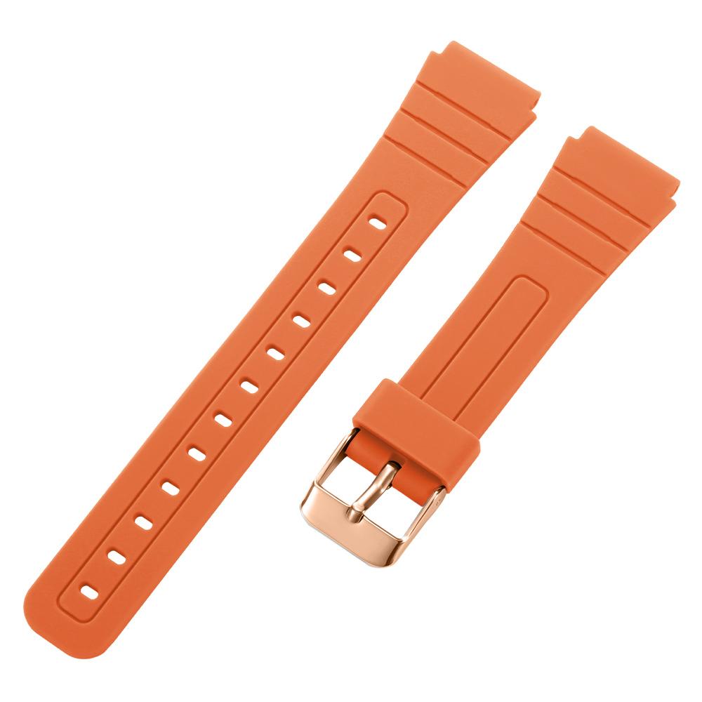 Cinturino in Silicone da 18mm per Casio F91W W800H SGW400 F-91W F84 F105/108 A158/168 AE1200 Cinturino Impermeabile Sostitutivo