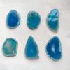 Natural Agate Geode Polished Irregular Crystal Slice Stone With Hole DIY Pendant Mineral Home Decoration Healing Crystal